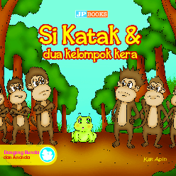 Katak dan dua kelompok kera